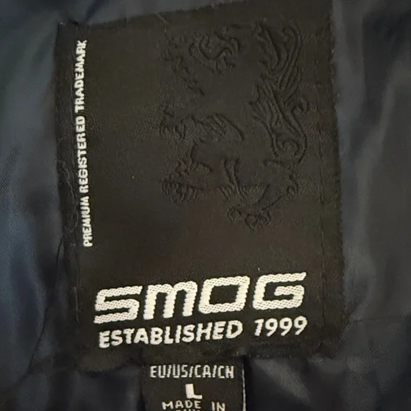 Men's Blue/Gray Puffer Jacket - Picture 4 of 10